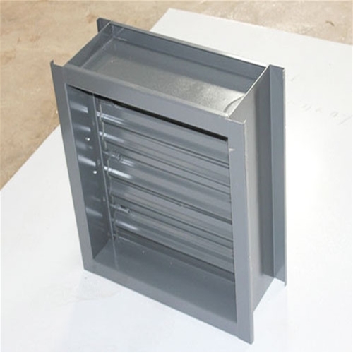 山東手動密閉對開多葉調節閥